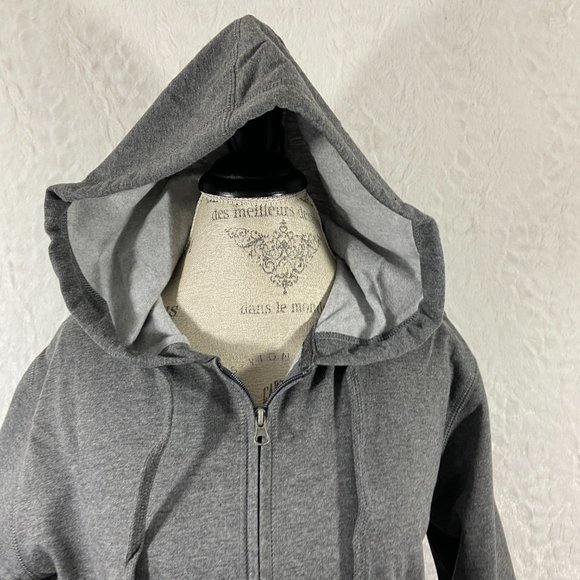 Ladies Lightweight Fleece Hood zipper front jacket Enza New in Package - Picture 3 of 8